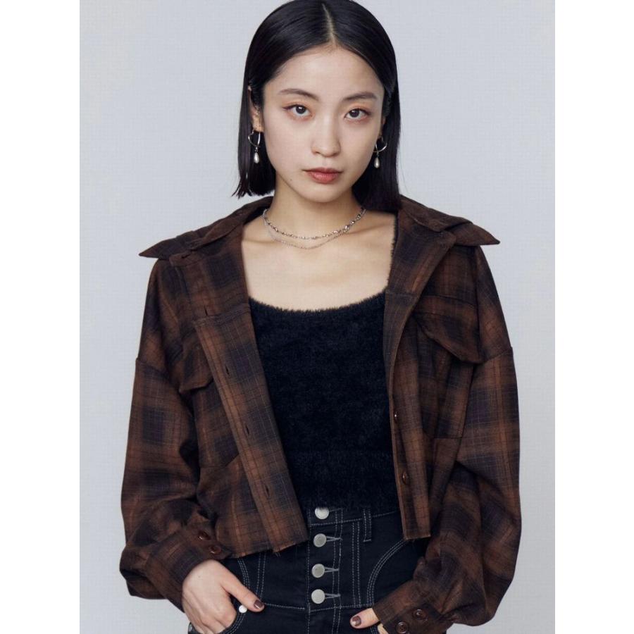 EMODA（エモダ） クロップフードシャツ 即日発送 : RAPTURE - 通販