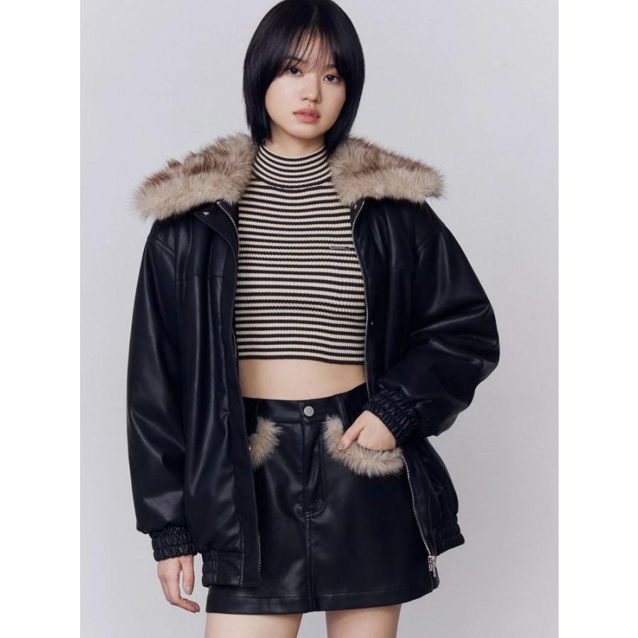 EMODA（エモダ） フェイクレザーブルゾン 即日発送 : RAPTURE - 通販