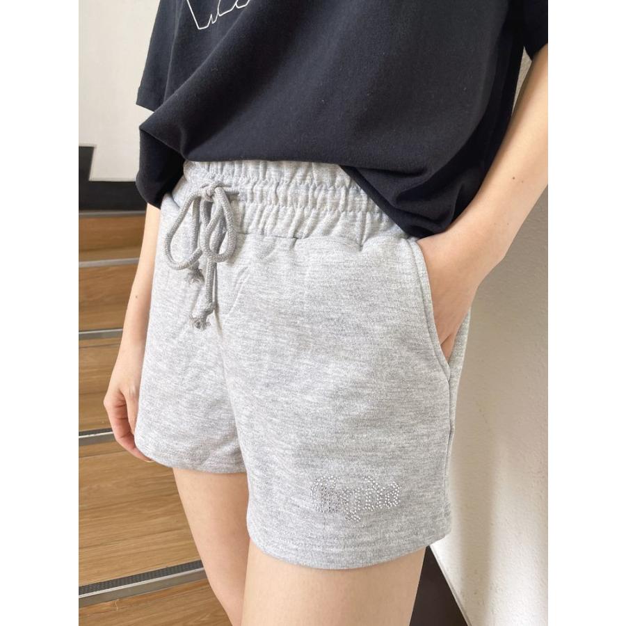 GYDA（ジェイダ） (ジェイダ）ラインストーンGYDAラメショートパンツ