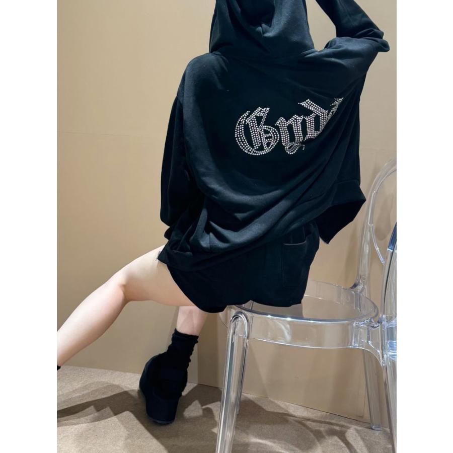 GYDA（ジェイダ） (ジェイダ）ラインストーンGYDAラメショートパンツ