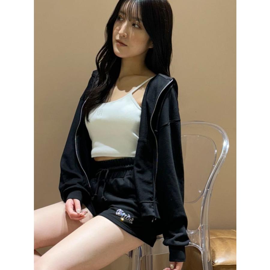 GYDA（ジェイダ） (ジェイダ）ラインストーンGYDAラメショートパンツ