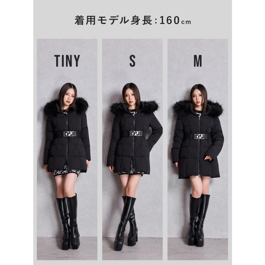 ^^さん専用　gyda ロングダウンジャケット GYDA ジェイダ ダウン ジャケット レディース GYGY ベルト付き