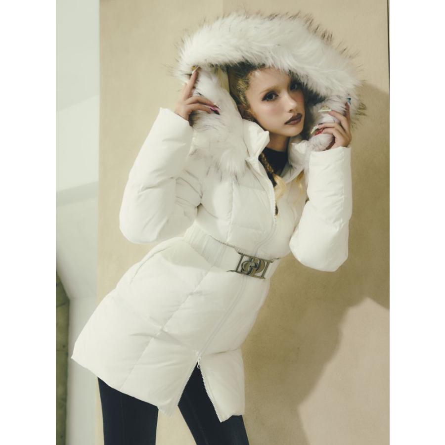 GYDA ジェイダ GDベルト付きロングダウンコート 予約商品 10月