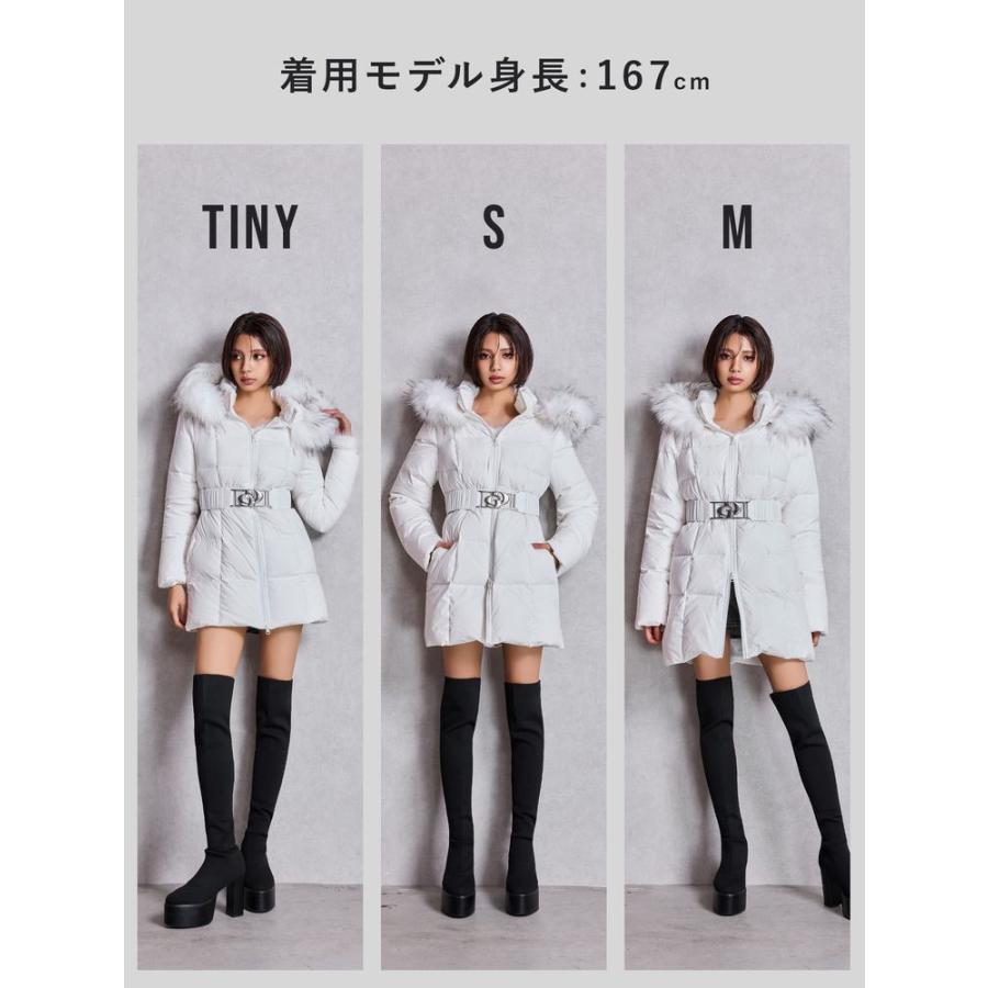 GYDA ジェイダ GDベルト付きロングダウンコート 予約商品 10月