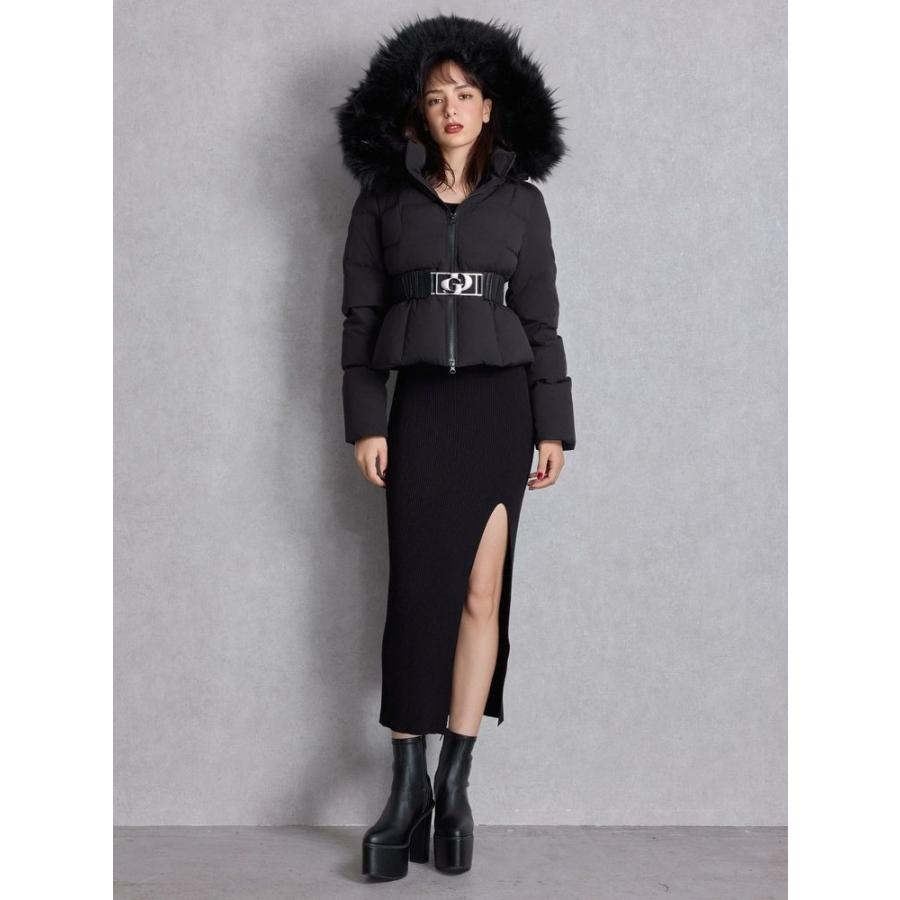 GYDAベルト付きロング、ショートダウン！セット売り！ GYDA ジェイダ GDベルト付きショートダウンコート 予約商品 10月下旬