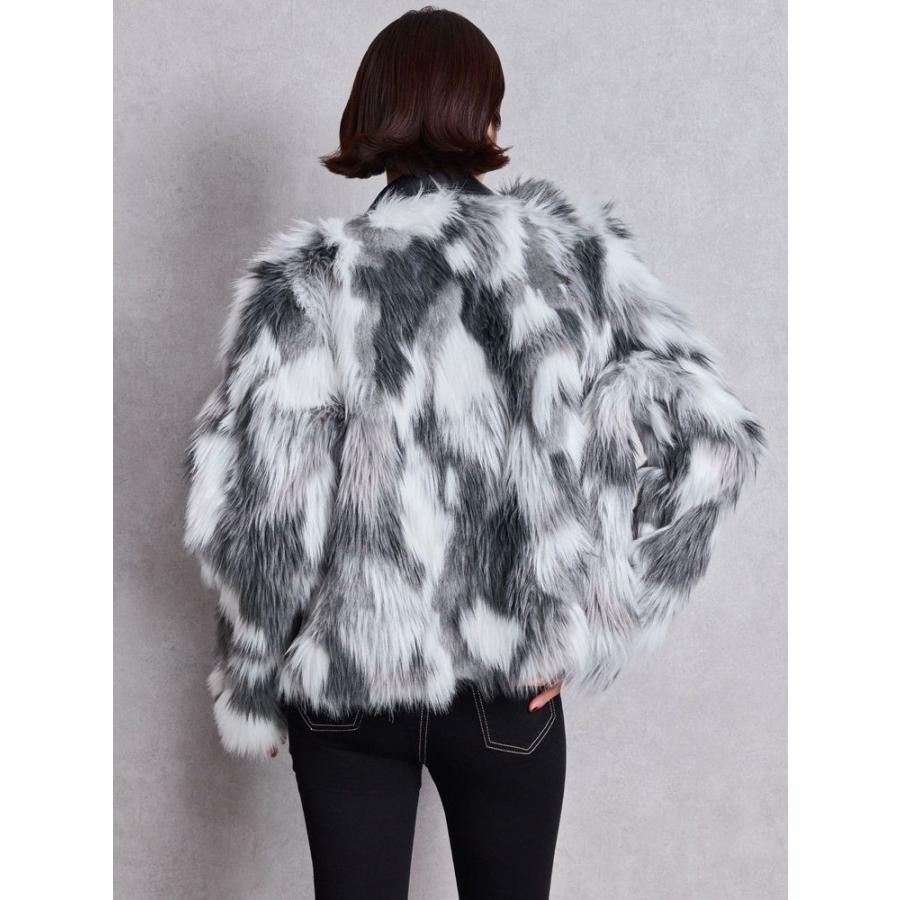 GYDA（ジェイダ） レイヤードエコファーライダースジャケット 即納