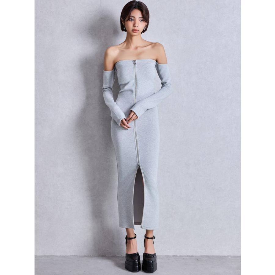 GYDA ジェイダ GGスライダーオフショルロングワンピース 即納