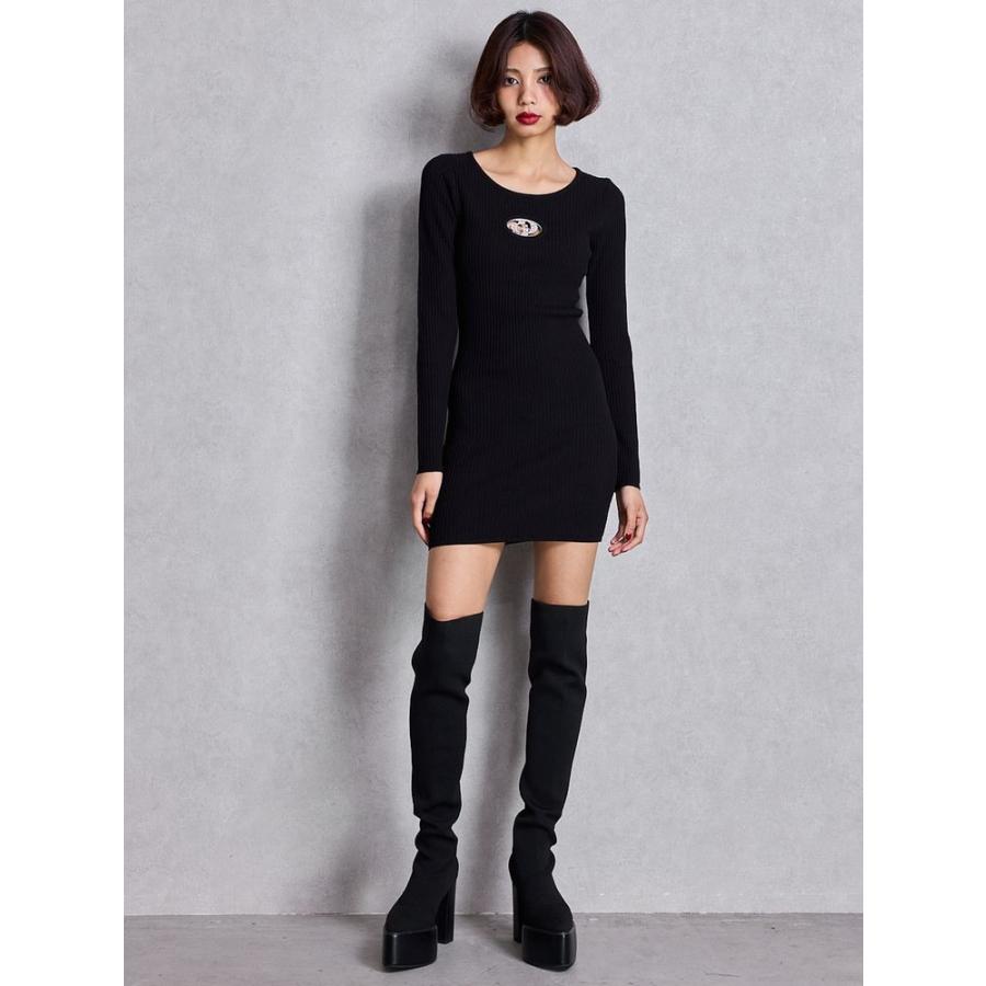 GYDA（ジェイダ） GD bijou MOLDニットワンピース 即納 : RAPTURE