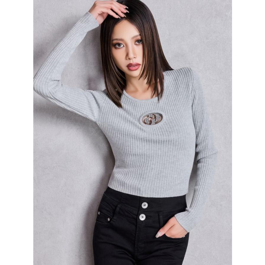 GYDA（ジェイダ） GD bijou MOLDニットトップス 即納 : RAPTURE - 通販