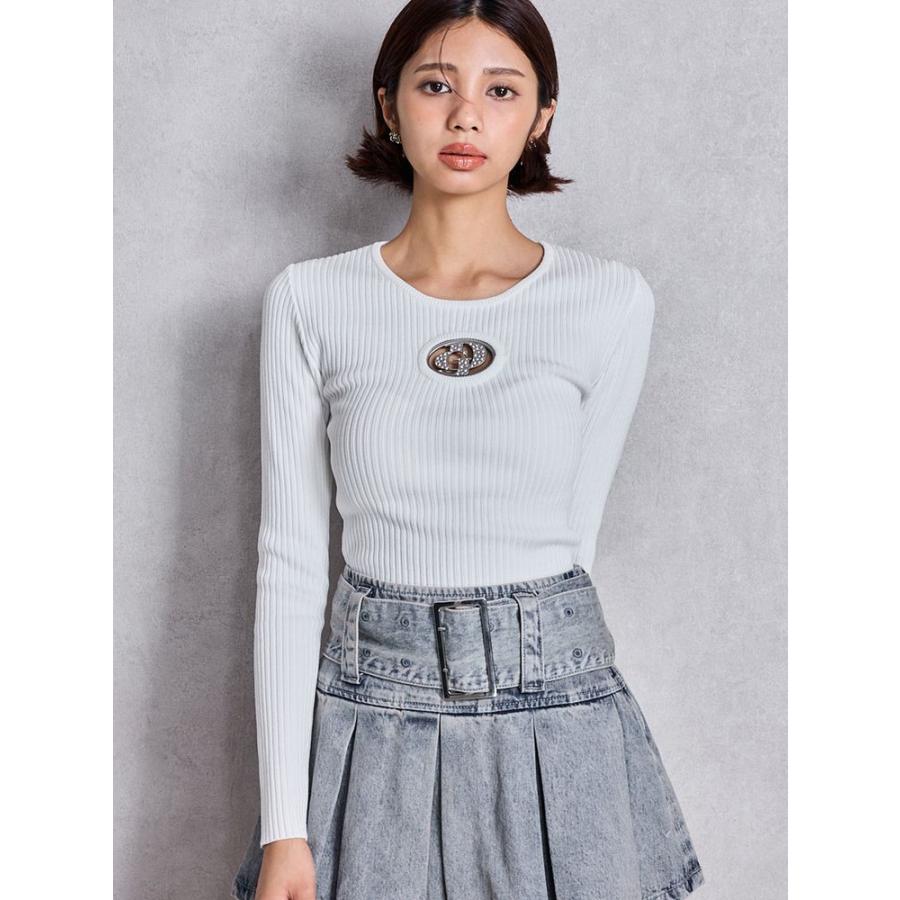 GYDA（ジェイダ） GD bijou MOLDニットトップス 即納 : RAPTURE - 通販