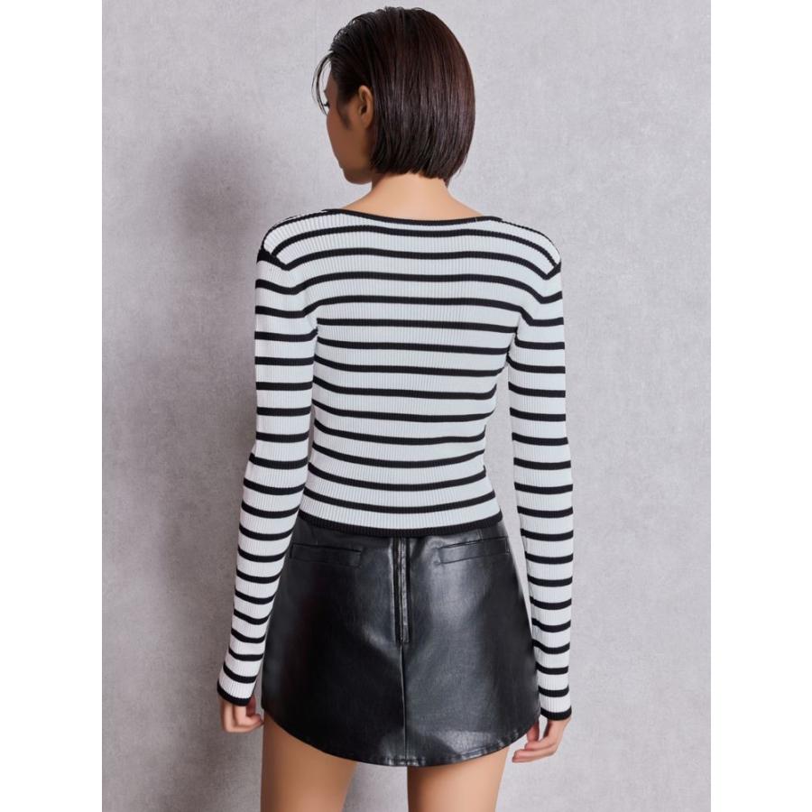 GYDA（ジェイダ） GGプレートlong sleeveニットトップス : RAPTURE