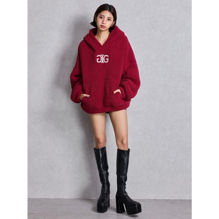 GYDA（ジェイダ） Symmetry GYDAボアパーカー 即日発送 : RAPTURE