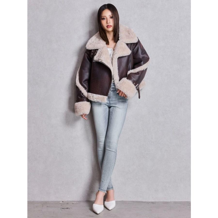 GYDA（ジェイダ） ECO MOUTON RIDERSジャケット 即日発送 : RAPTURE