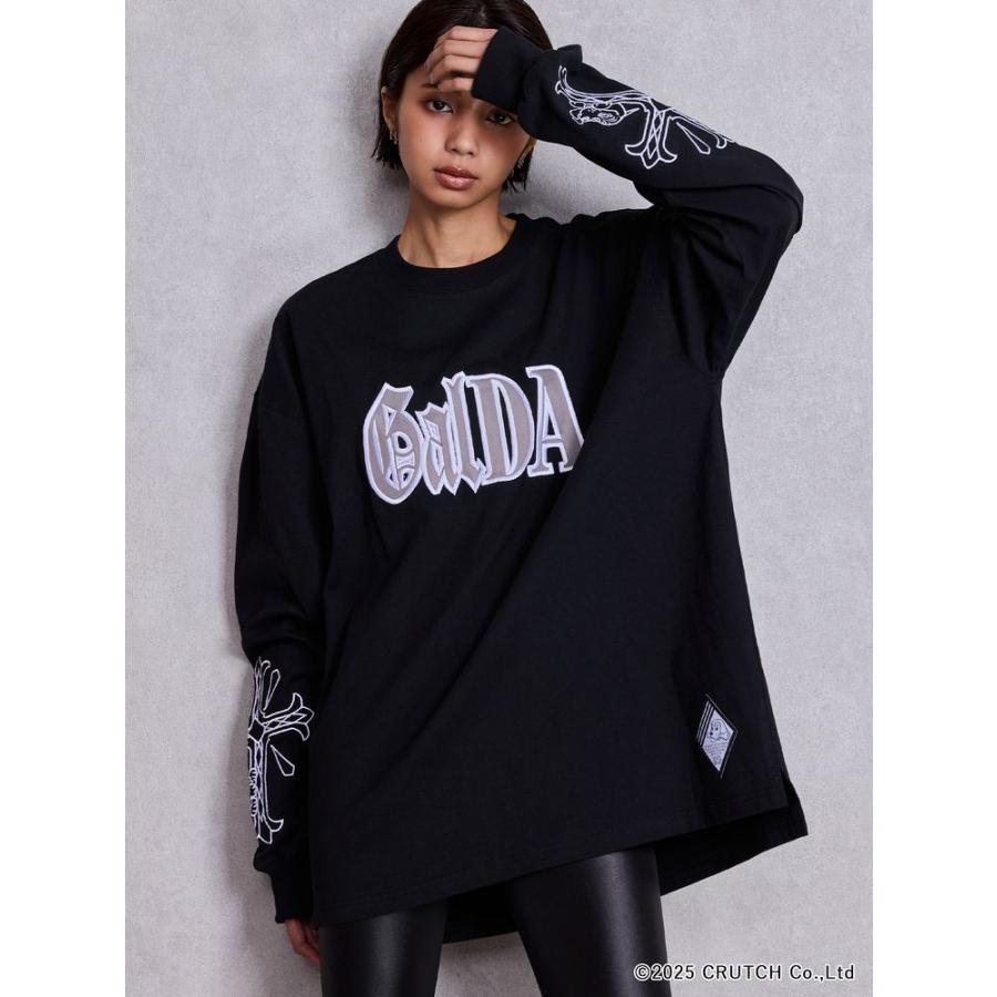 GYDA（ジェイダ） GYDA×GALFY original cross long Tシャツ 即日発送