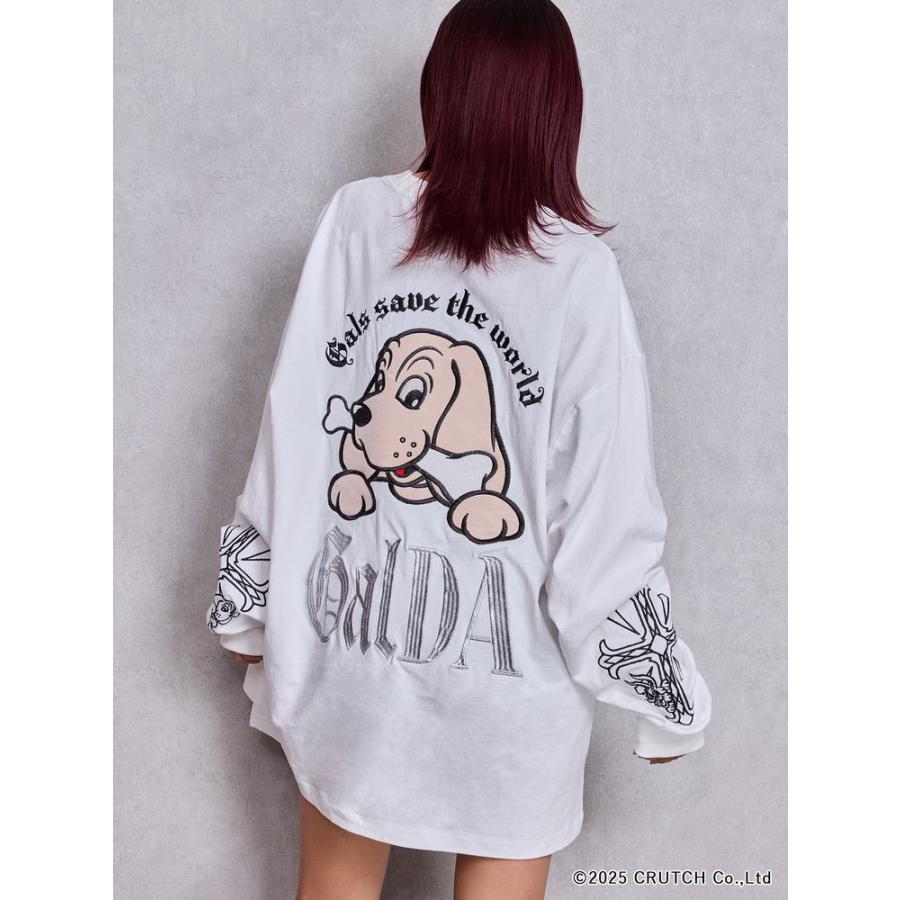 GYDA（ジェイダ） GYDA×GALFY original cross long Tシャツ 即日発送