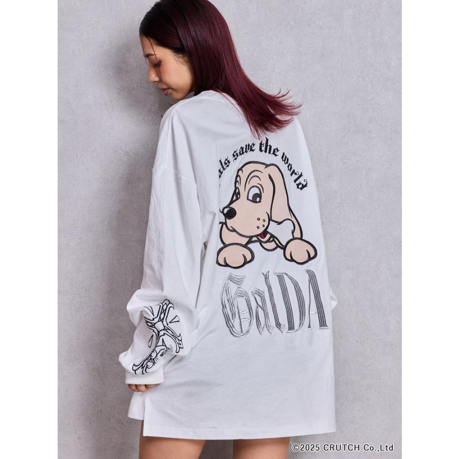 GYDA（ジェイダ） GYDA×GALFY original cross long Tシャツ 即日発送
