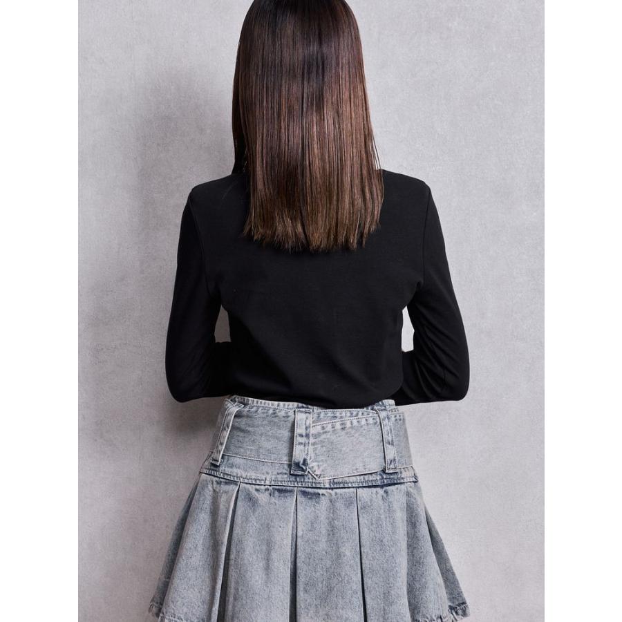 GYDA（ジェイダ） GY bijou long sleeve トップス 即日発送 : RAPTURE