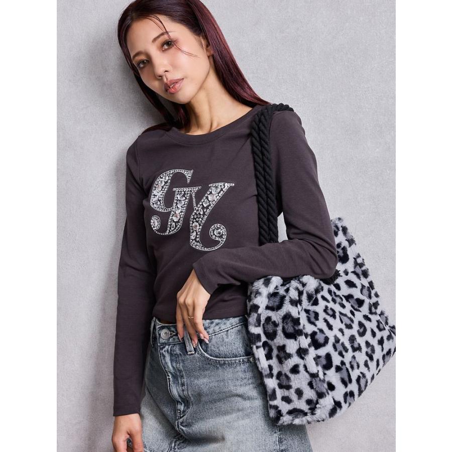 GYDA（ジェイダ） GY bijou long sleeve トップス 即日発送 : RAPTURE