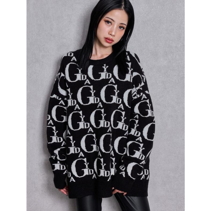 GYDA ダウン GYDAニット　セット売り GYDA（ジェイダ） GYDA PATTERN ニットトップス 即日発送 : RAPTURE