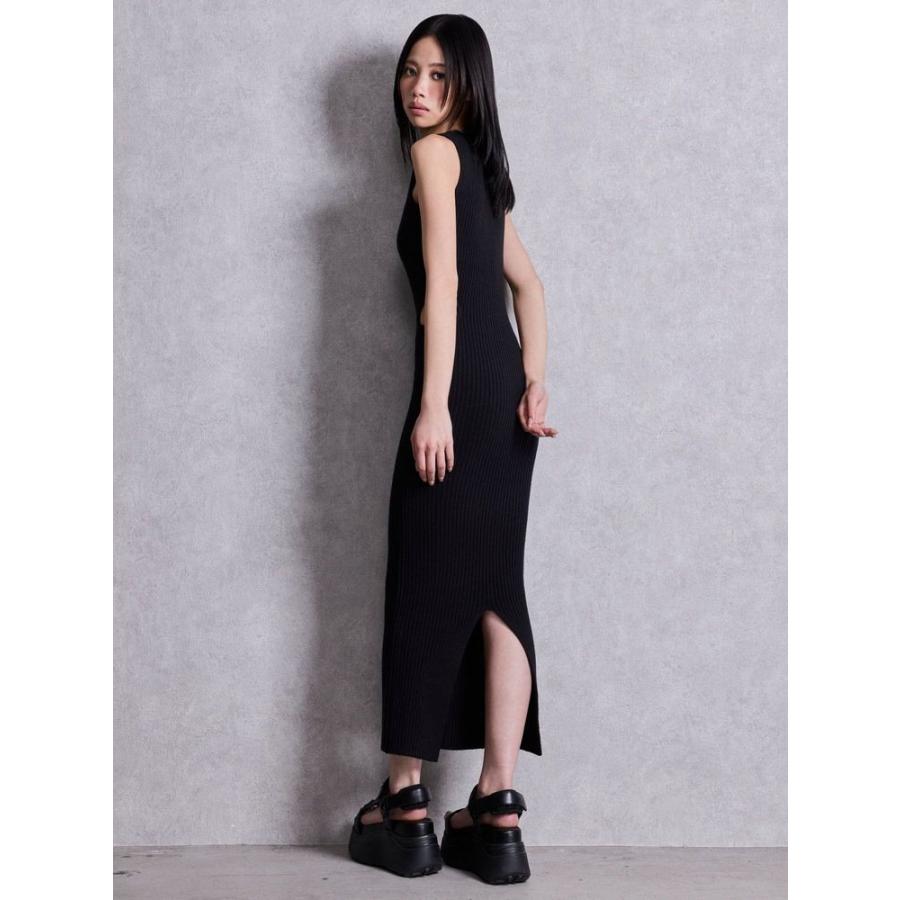 「新品　タグ付き」GYDA SIDE OPENロングニットワンピース GYDA（ジェイダ） SIDE OPENロングニットワンピース 即日発送