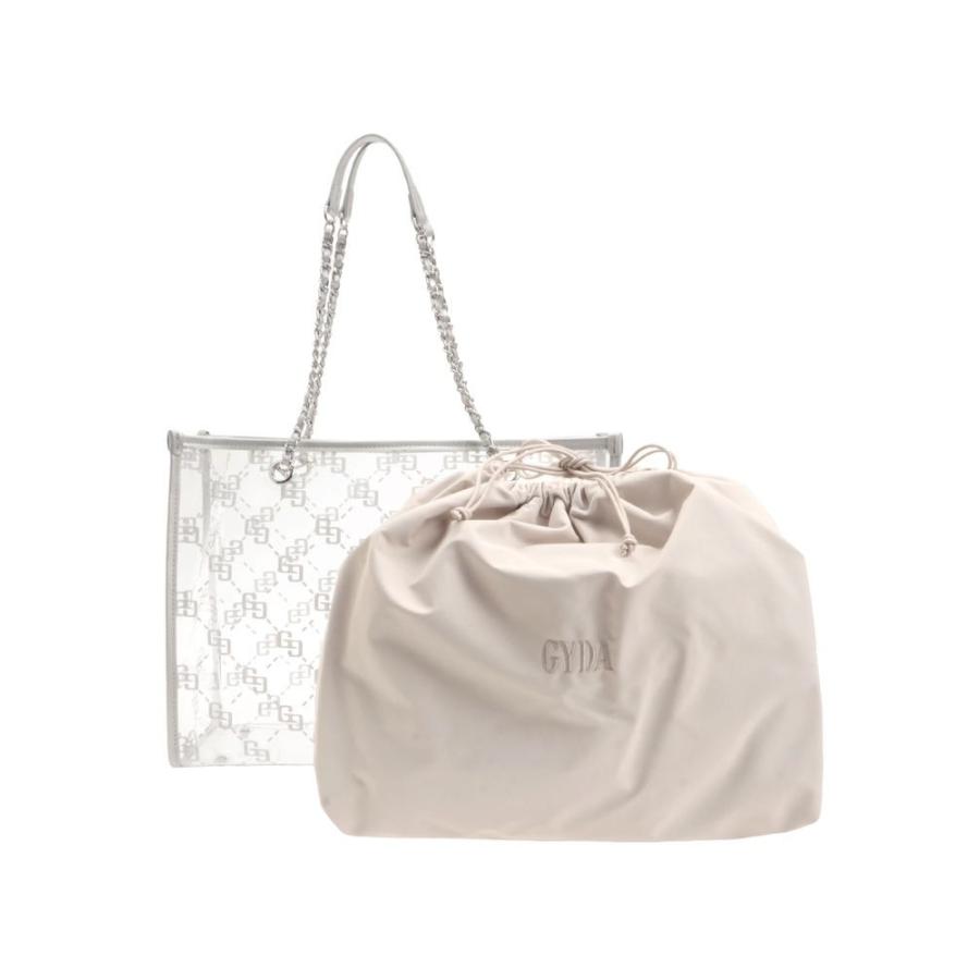 GYDA（ジェイダ） GG glitter print clearトートBAG 即日発送 期間限定