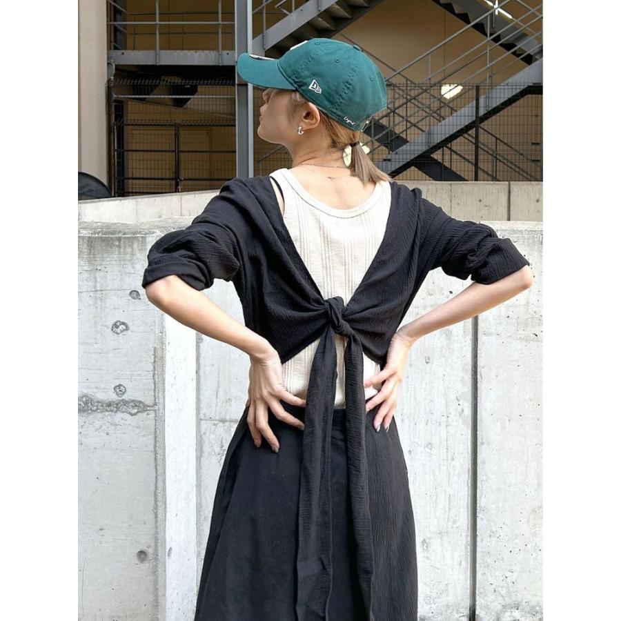 TODAYFUL 10%OFF UNGRID (アングリッド）バックリボンフレアワンピース