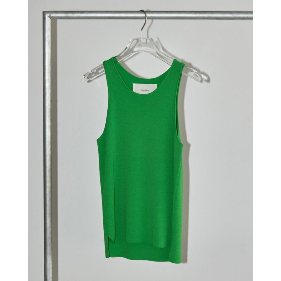 TODAYFUL Highgauge Knit Tanktop グリーン TODAYFUL トゥデイフル / LIFE's ライフズ / Highgauge Knit