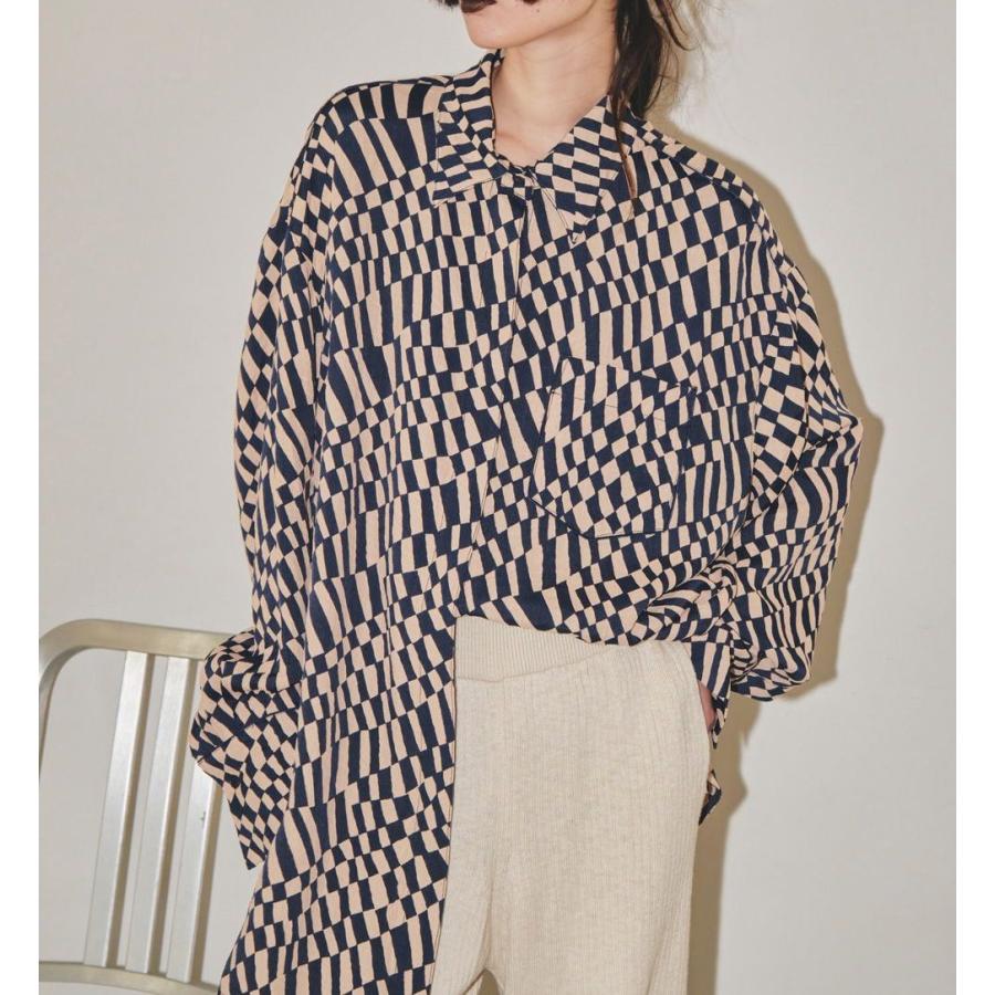 トップス TODAYFUL Geometric over shirt todayful geometric over shirt