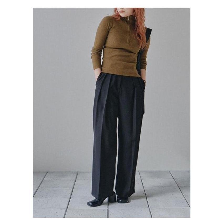 TODAYFUL トゥデイフル Halfzip Rib Knit ハーフジップリブニット トップス ミドル丈 長袖 即日発送 TODAYFUL トゥデイフル Halfzip Rib Knit ハーフジップリブニット トップス ミドル丈 長袖 即日発送