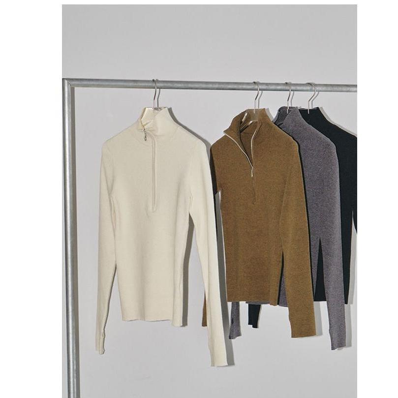 TODAYFUL トゥデイフル Halfzip Rib Knit ハーフジップ TODAYFUL トゥデイフル Halfzip Rib Knit ハーフジップ