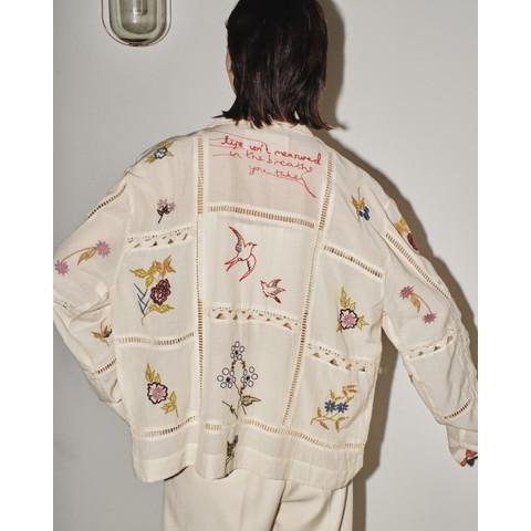 TODAYFUL (トゥデイフル）Embroidery Patchwork Shirts　8月発送｜rapture026｜06