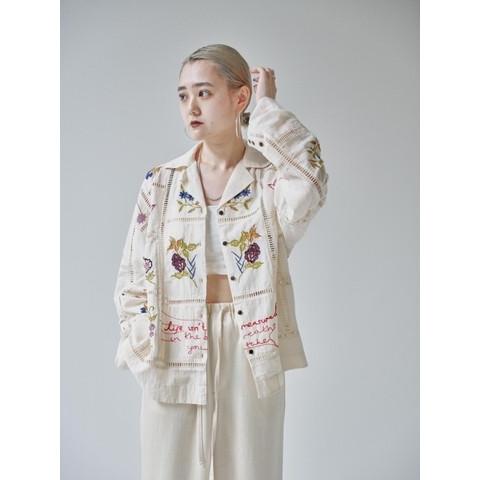 TODAYFUL (トゥデイフル）Embroidery Patchwork Shirts　8月発送｜rapture026｜09