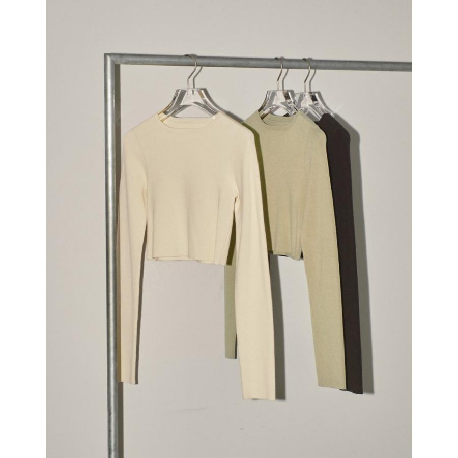 TODAYFUL (トゥデイフル）Cropped Smooth Knit 即日発送 : RAPTURE