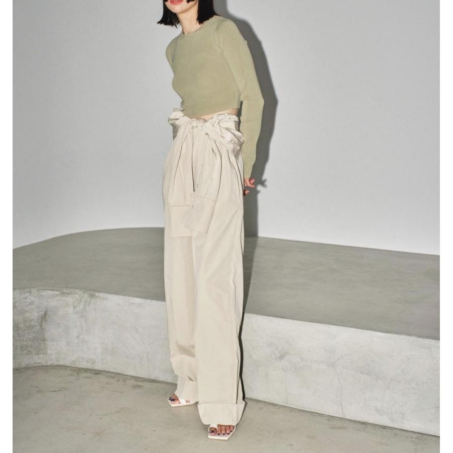 TODAYFUL (トゥデイフル）Cropped Smooth Knit 即日発送 : RAPTURE