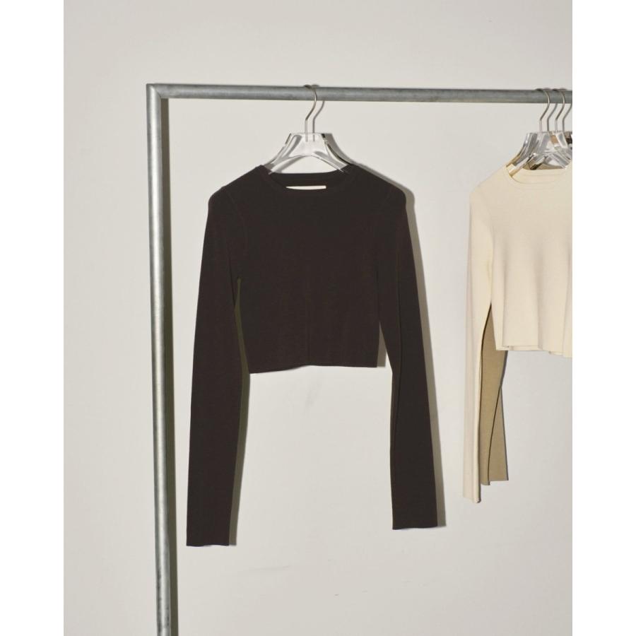 TODAYFUL (トゥデイフル）Cropped Smooth Knit 即日発送 : RAPTURE