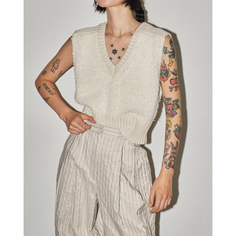 ベスト+ジレ TODAYFUL Mixyarn Compact Knitvest TODAYFUL (トゥデイフル）Mixyarn Compact Knitvest 即日発送