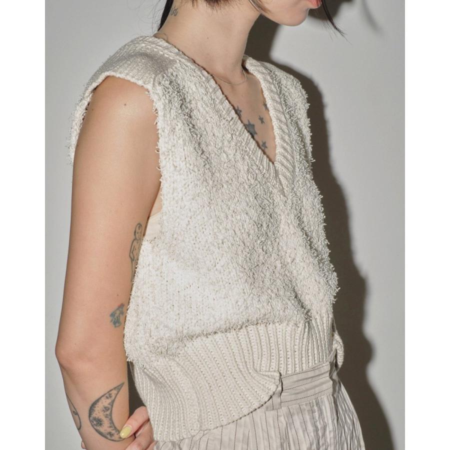 ベスト/ジレ TODAYFUL Mixyarn Compact Knitvest TODAYFUL (トゥデイフル）Mixyarn Compact Knitvest 即日発送