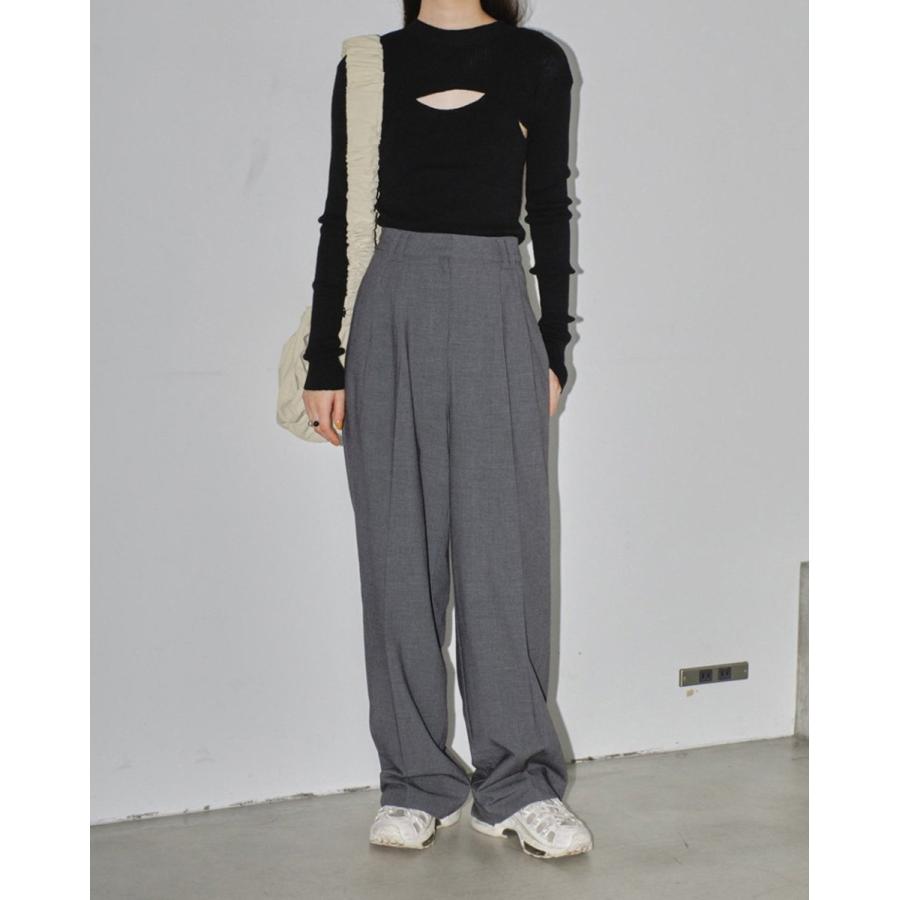 TODAYFUL (トゥデイフル）Heather Tuck Trousers 即日発送 : RAPTURE