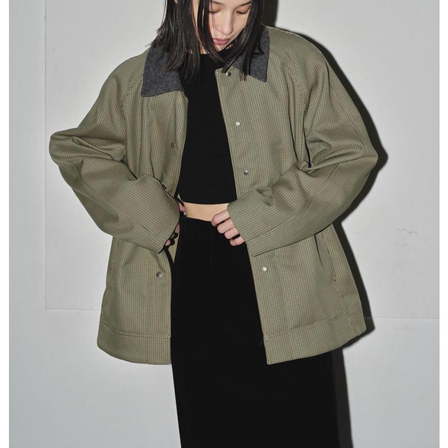 TODAYFUL (トゥデイフル）Houndstooth Raglan Jacket 即日発送