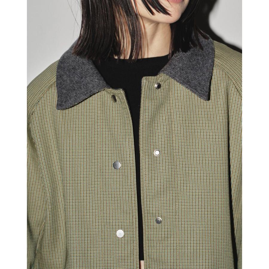 TODAYFUL (トゥデイフル）Houndstooth Raglan Jacket 即日発送