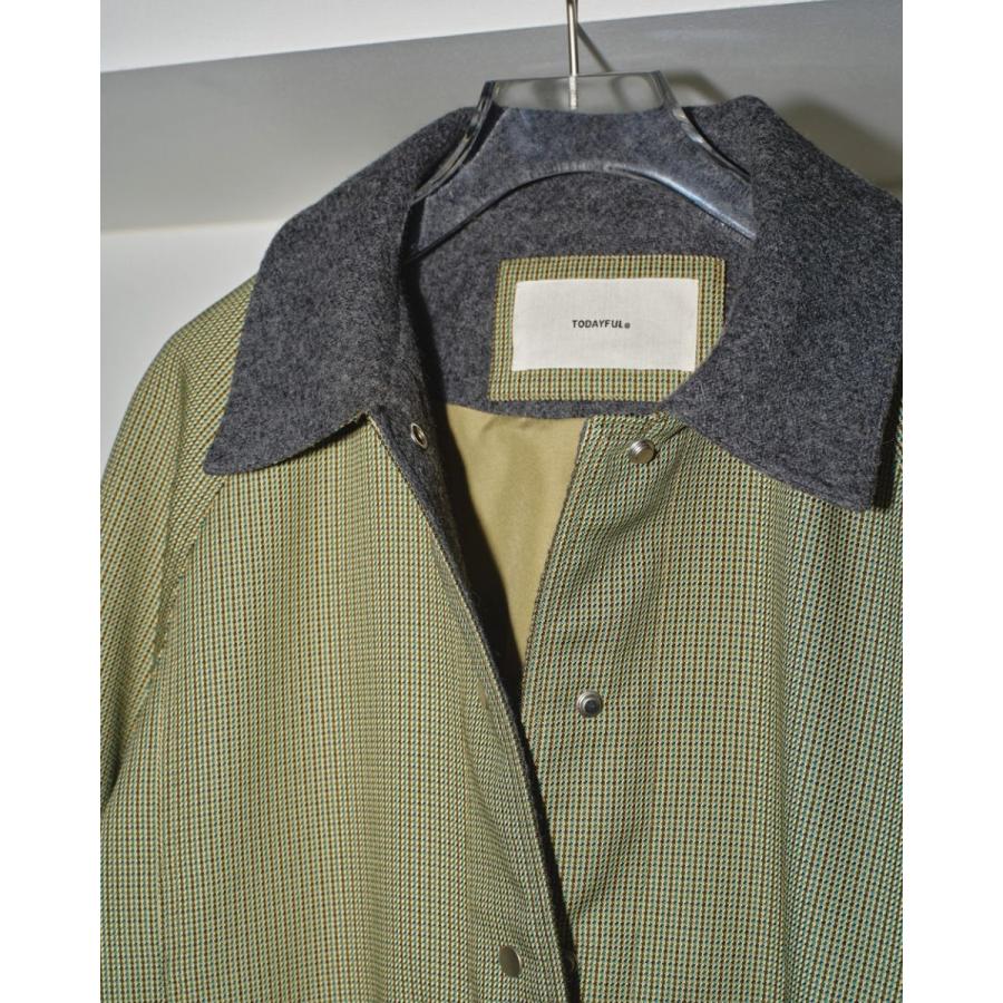 TODAYFUL (トゥデイフル）Houndstooth Raglan Jacket 即日発送