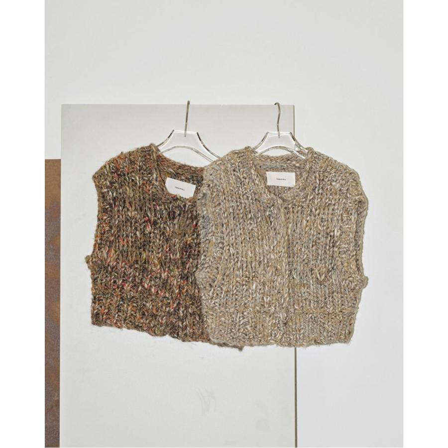 TODAYFUL (トゥデイフル）Mix Handknit Vest 即日発送 : RAPTURE
