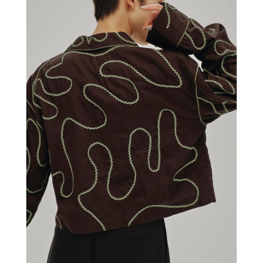 TODAYFUL SALE (トゥデイフル）Embroidery Pajamas Shirts 即日発送