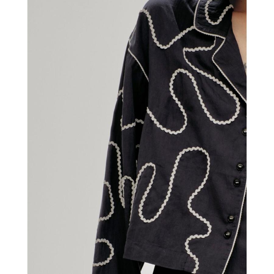 TODAYFUL SALE (トゥデイフル）Embroidery Pajamas Shirts 即日