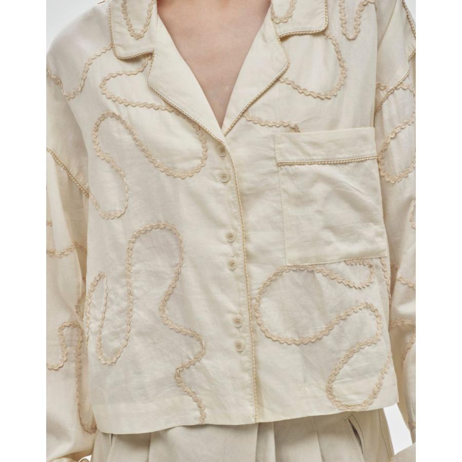 TODAYFUL SALE (トゥデイフル）Embroidery Pajamas Shirts 即日発送