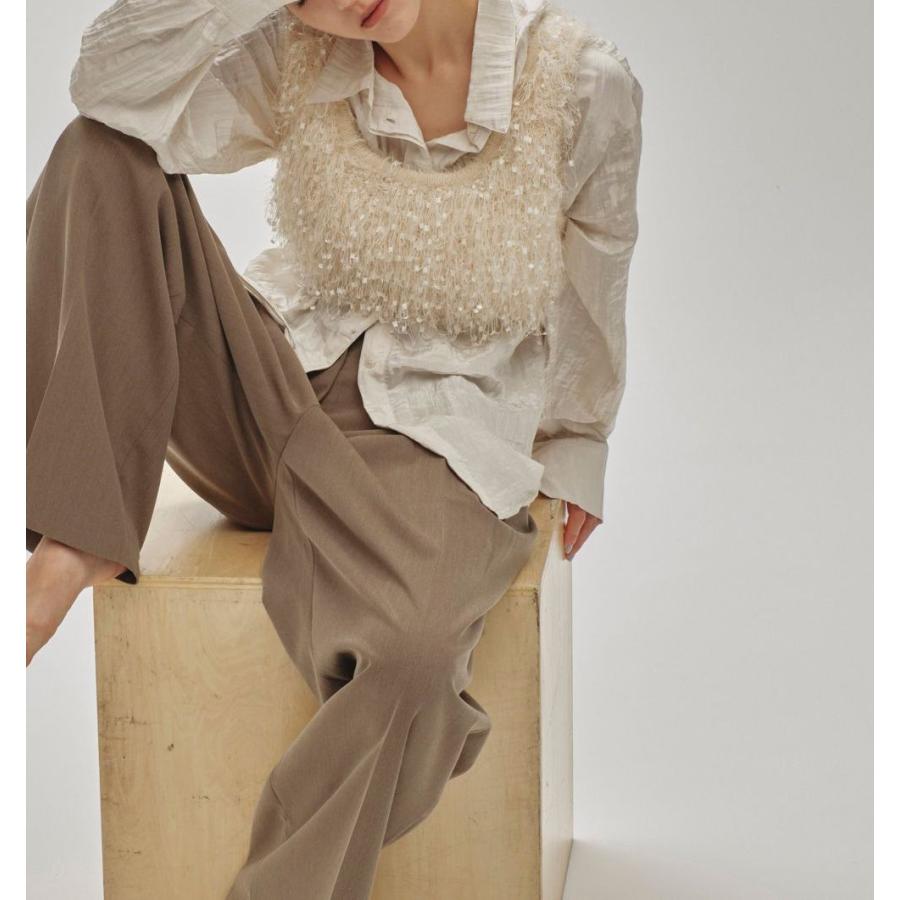 TODAYFUL (トゥデイフル）Twill Wide Trousers 即日発送 : RAPTURE