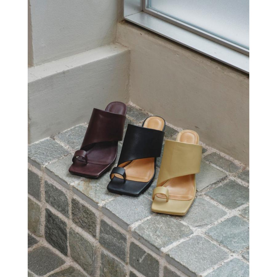 TODAYFUL (トゥデイフル）Square Leather Sandals SALE : RAPTURE