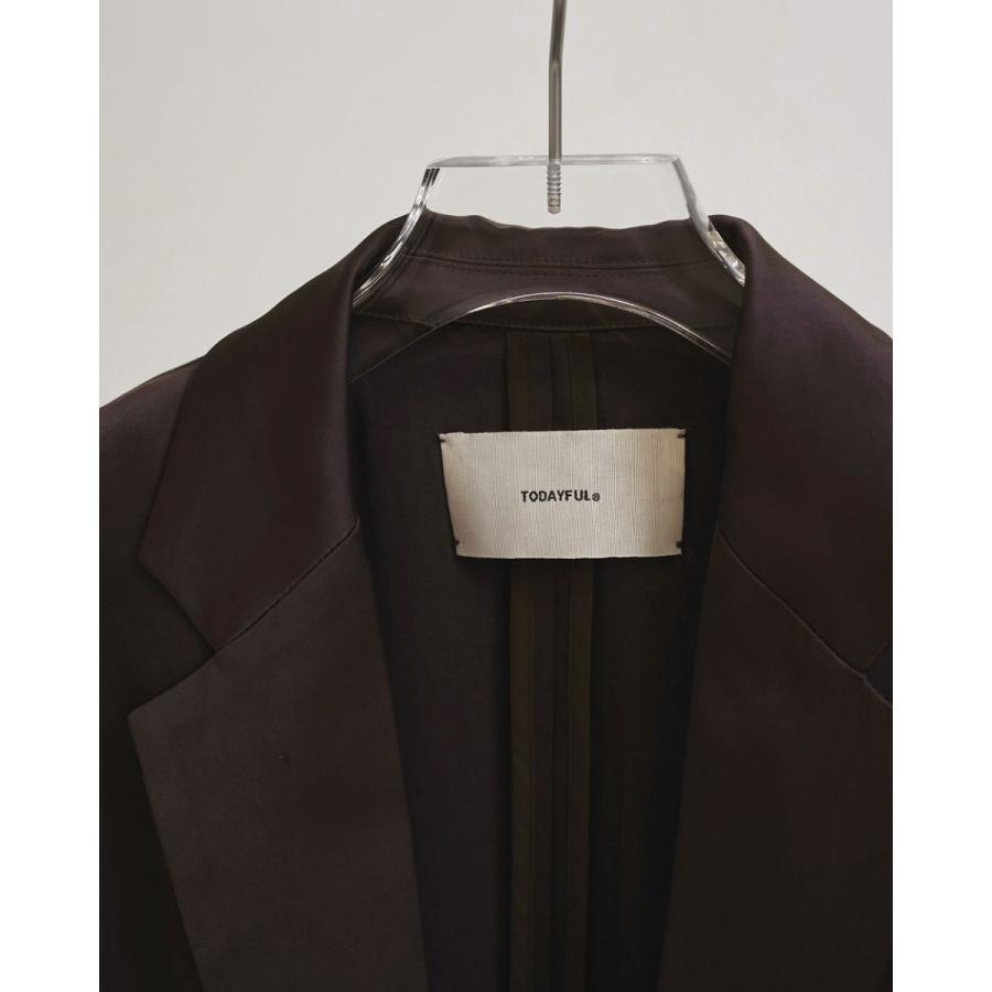 TODAYFUL トゥデイフル Satin Over Jacket 即日発送 : RAPTURE - 通販