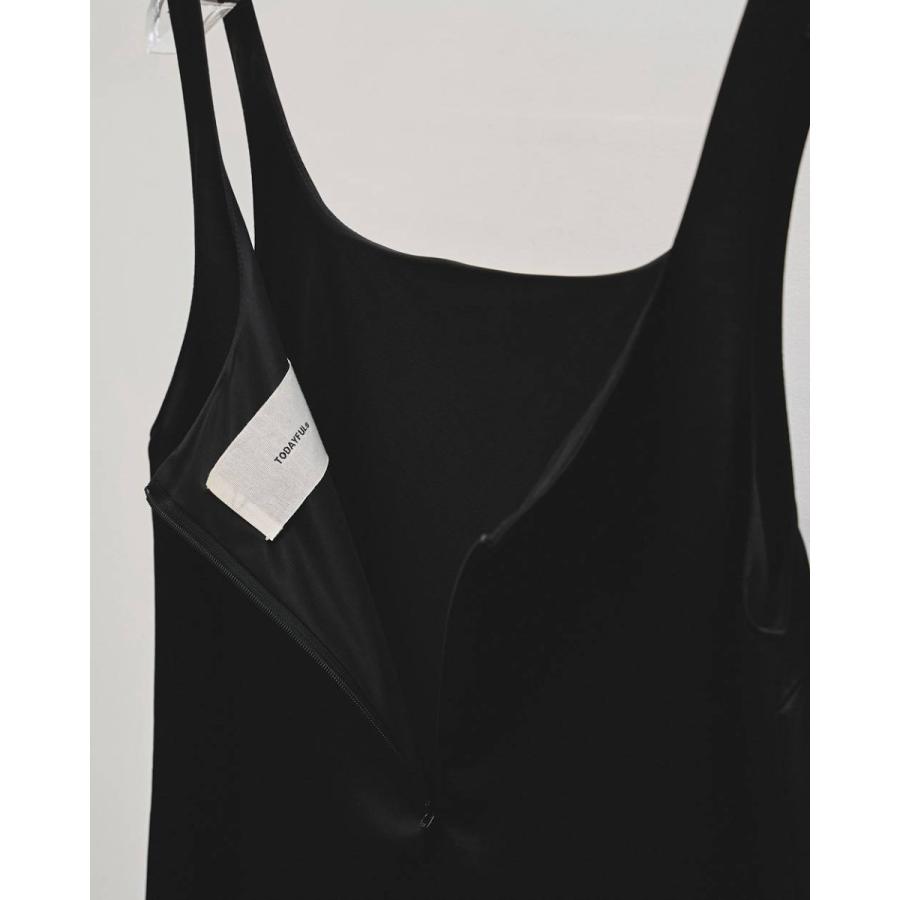 TODAYFUL SALE トゥデイフル Squareneck Satin Dress 即日発送