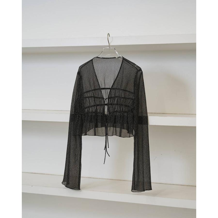 TODAYFUL トゥデイフル Shirring Dot Cardigan 即日発送 : RAPTURE